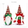 Couple fairy doll decorations Santa Claus doll faceless doll decorations Christmas decorations--a pair