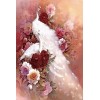 2019 Dream Beautiful White Peacock 5d Diy Rhinestone Painting Kit UK VM12301